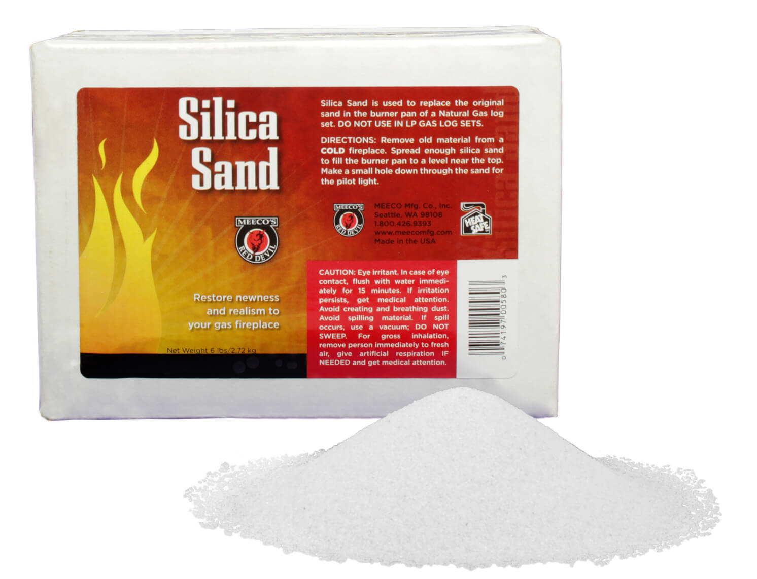 Silica Sand - MEECO's Red Devil